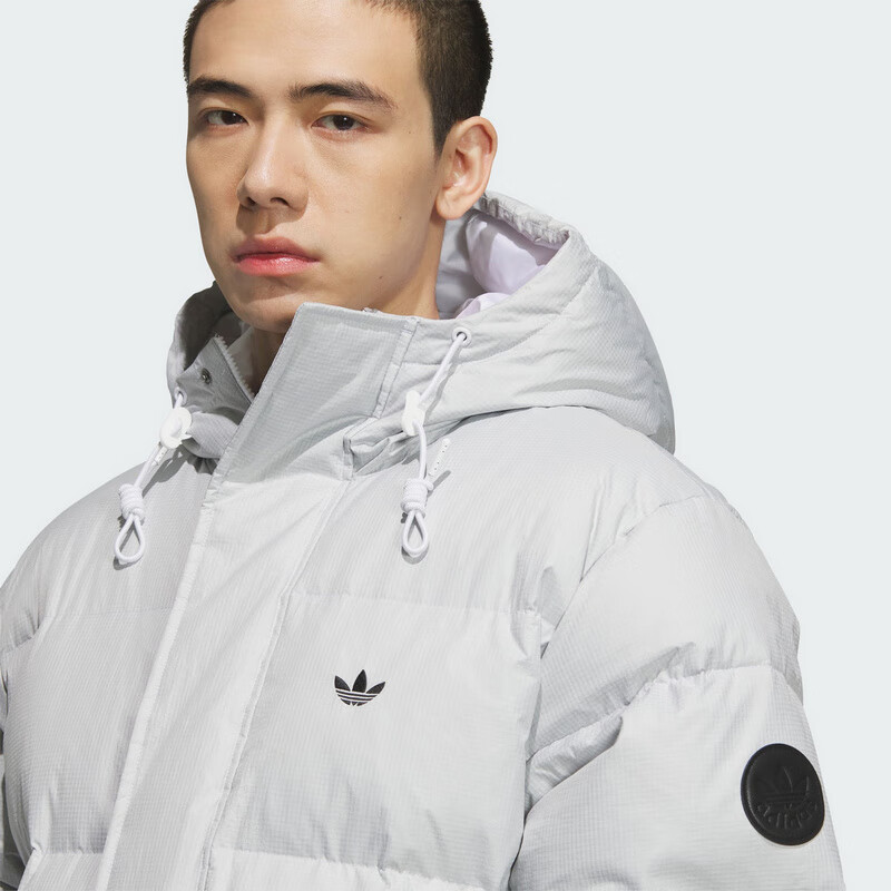 Adidas Originals Unisex 3S LONG DOWN U Long Down Jacket KC2566 White L 4