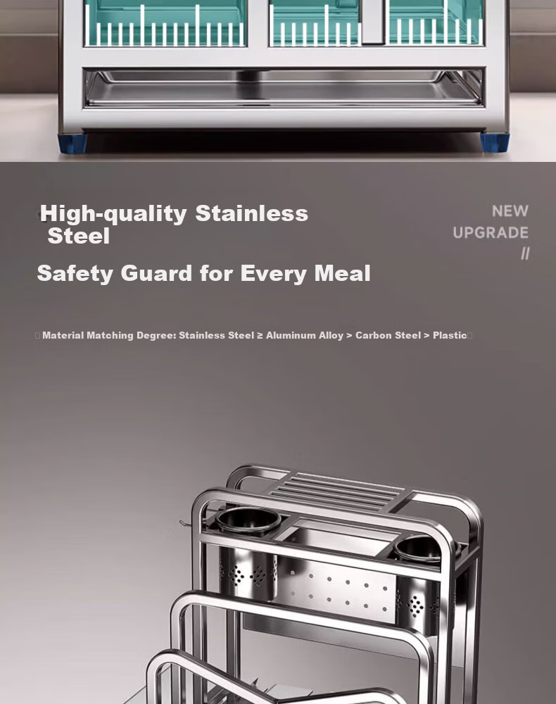 Jingyan 304 Stainless Steel Knife Holder Storage Rack, Kitchen Knife And Cutting Board Organizer, Multifunctional Utensil Chopping Board Storage Shelf, Pot Lid Rack 12