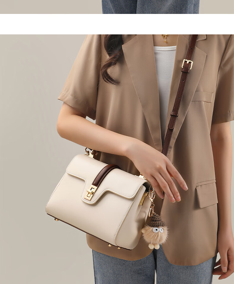 Love Sea Women's Leather Crossbody Handbag Tote Commuter Bag Luxury Brand Birthday Christmas Gift for Girlfriend 2