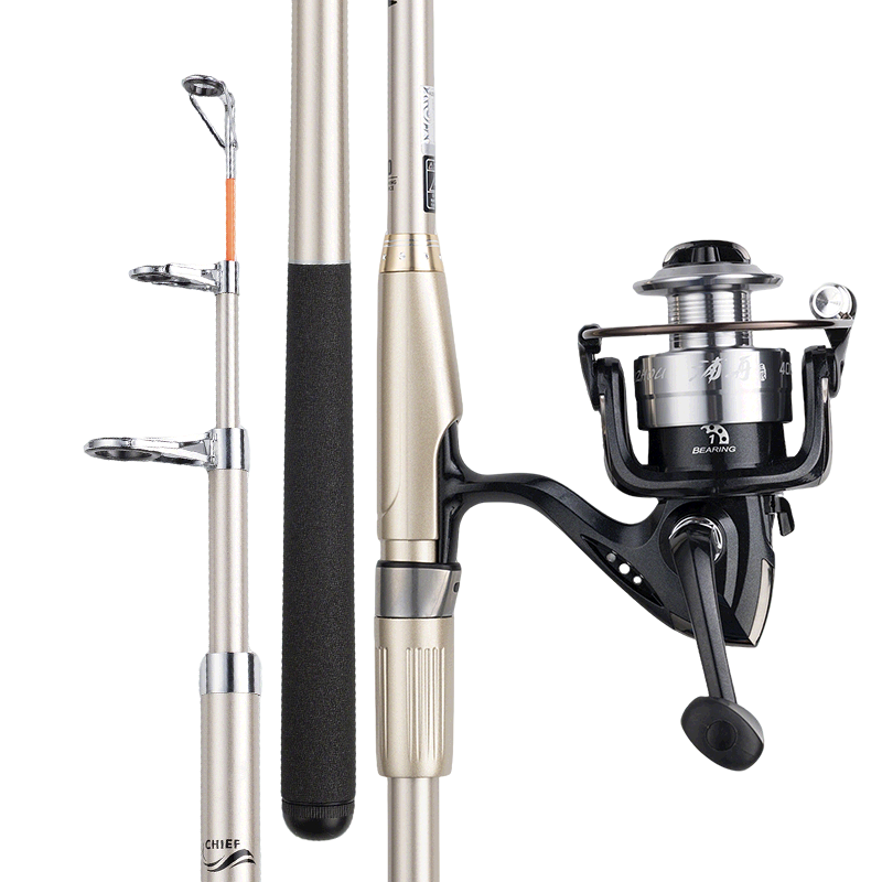 GW 2.7m Chief Sea Fishing Rod Set Super Hard Heavy Casting Rod for Big Fish Fishing Gear