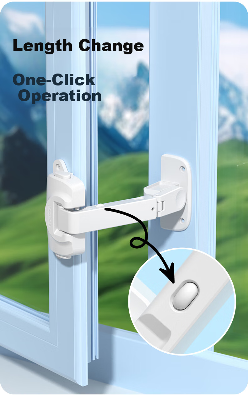 EUDEMON Child Door Stopper Lock Ventilation Anti-Close Door Anti-Pinch Pet Gap Door Stop Door Fixer 1 Piece 5