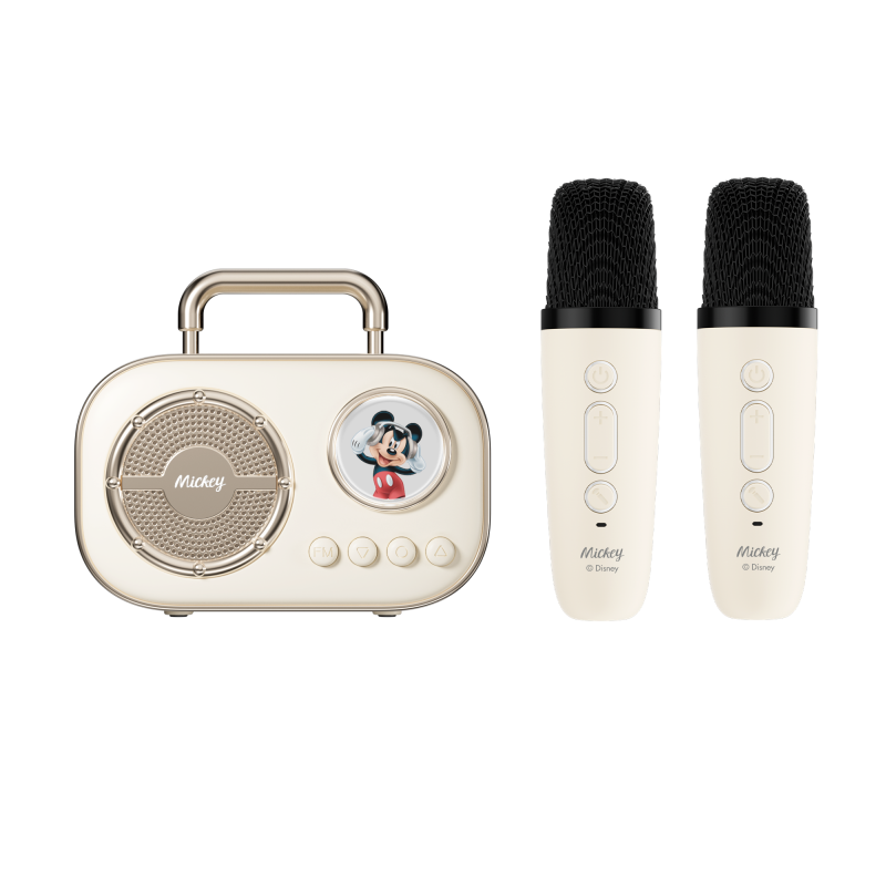 Disney Kids Wireless Microphone Speaker Set Bluetooth Speaker 3-10 Years Old Children's Toy Girl Back-to-School Gift