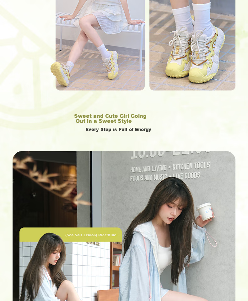 CAMEL [Dilireba's Same Style] Neng Meng Chou Meng Women's Sneakers Casual Sports Shoes L25A202062 Beige/gray 38 14