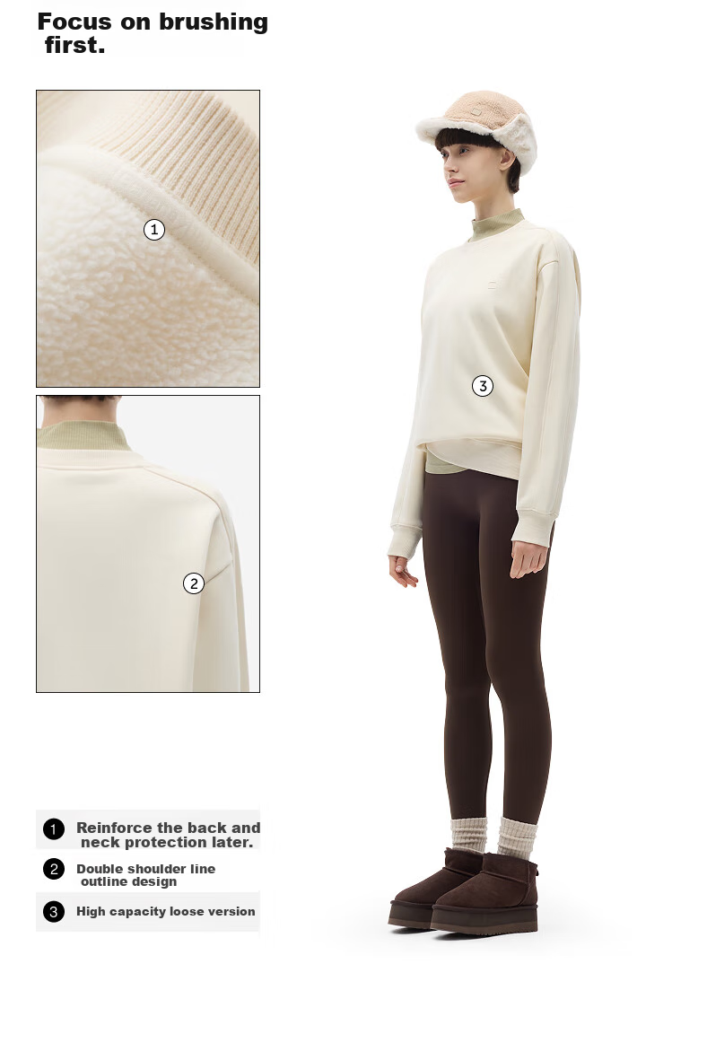 Bananain Very Comfortable 5 Series Unisex Crewneck Sweatshirt, Warm Top, Couple's Versatile Long-Sleeve T-Shirt, 2026 New Style 4