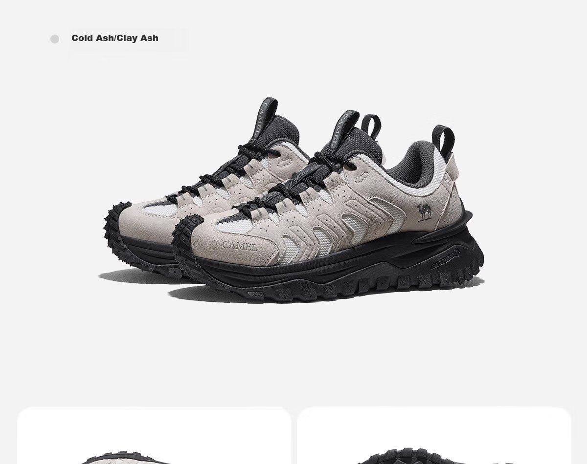 CAMEL Outdoor Hiking Shoes for Men, 2025 Autumn New Model, Durable Trekking Shoes, Versatile Sports Casual Shoes 7011 27