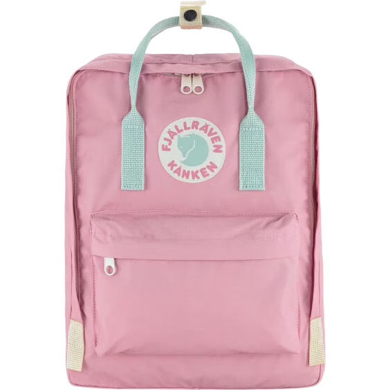 FJALLRAVEN Kanken Backpack Women Large Capacity Men Sports Bag 23200334-312-600 Pink/Mint Green