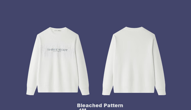 HLA Sweatshirt for Men, Winter Three-Body English LOGO Series, Far-Infrared Fleece-Lined Long-Sleeve Men's Jacket 7