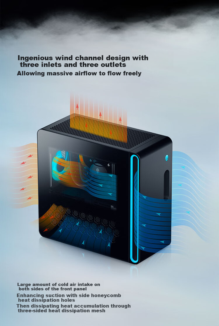 Alienware Gaming Desktop Computer Area-51 High-End E-Sports Gaming PC (Ultra 9 64GB 2TB RTX5080) Starry Silver Water-Cooled Black Myth: Wukong 80L AI Graphics Statio 8