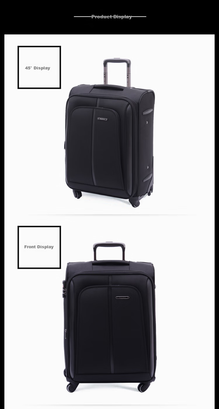 Diplomat DEF-1551B Luggage, Business Spinner Wheels, Travel Suitcase, Black, 21 Inches 6