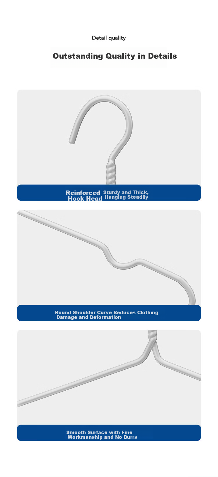 LYNN Clothes Hangers, Non-Slip And Traceless Garment Hangers for Students, Adults, Home Use, Dormitory, Thickened Large Size Drying Hangers, 10 Pieces 11
