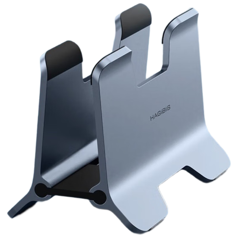 Hagibis Laptop Vertical Gravity Stand Base, Upright Desktop Computer Storage Rack, Vertical Placement Suitable for MacBook, Heat Dissipation, Neat Desktop, No Adjustment Required