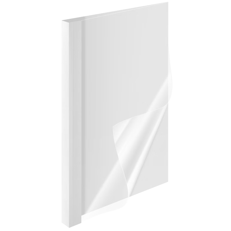 DSB Disbi High Transparency Hot Melt Binding Cover A4 White 2mm 10pcs DRRB003 for Hot Melt Binding Machine Contract Document Proposal File