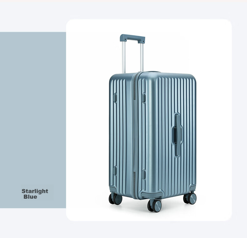 KALA·Y Luggage, 28-Inch Large Capacity Cube Suitcase, Trolley Case for Men And Women, Travel Suitcase for College Students, Dormitory Lockable Suitcase 7