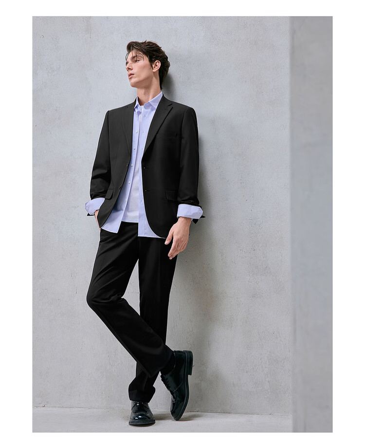 G2000 Antibacterial Multi-Stretch Business Formal Suit for Men, All-Season Office Wear 16