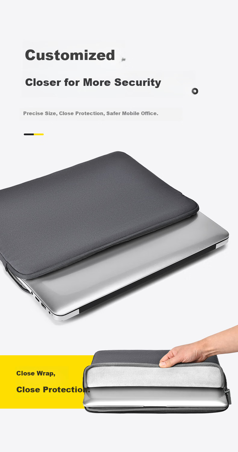 DiyiGongfang Laptop Sleeve Compatible with Neo Apple MacBook Air 13.6 Pro 13-Inch, Huawei Lenovo Xiaomi Dell Portable Laptop Protective Case for Men And Wome 3