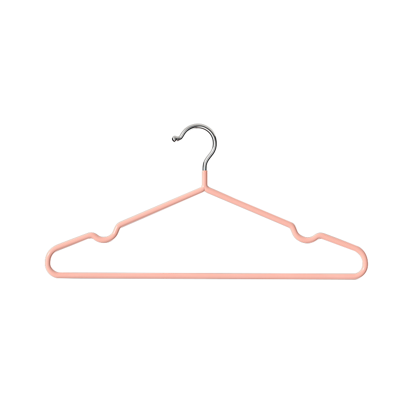 Gongxun Thickened Plastic Coated Adult Clothes Hangers Non-Slip No-Trace Blue 20-Pack