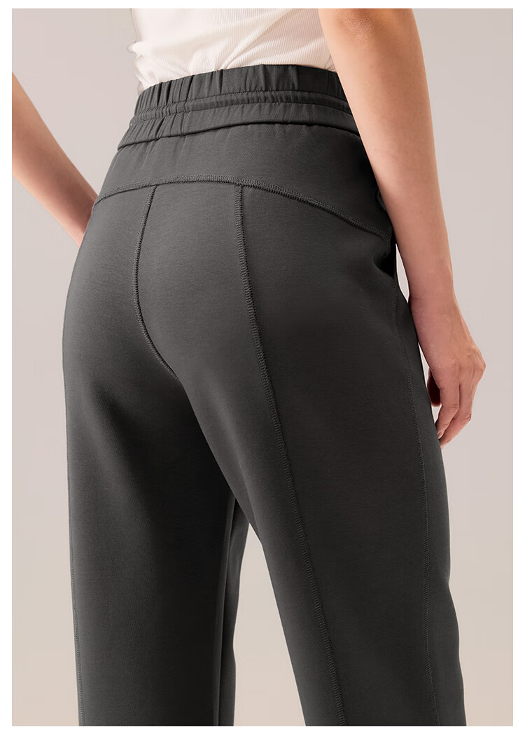 RA&RN / Love As You 2025 Autumn New Women's Sports Casual Pants Elastic Waist Loose Wide-Leg Draped Straight-Leg Trousers 8