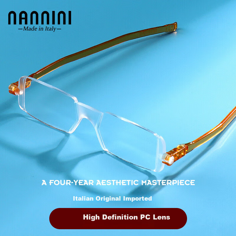 NANNINI Italian Reading Glasses for Men And Women, Portable High-Definition Original Imported Foldable Fashion Reading Glasses