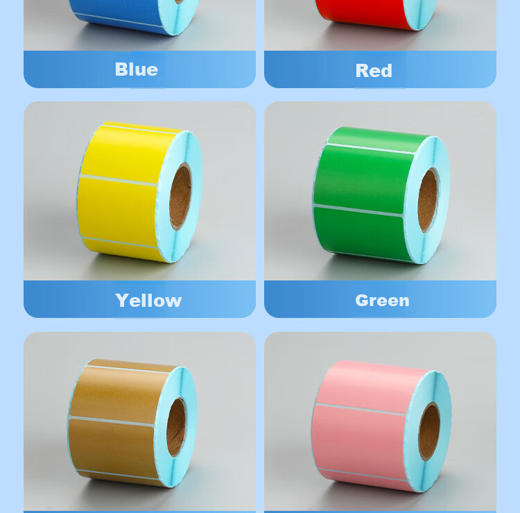 Surada 60x40mmx800 Colored Thermal Label Paper, Pink Thermal Paper, Colored Label Paper, Colored Thermal Printing Paper, Self-Adhesive Label Roll, BQ-0165 4