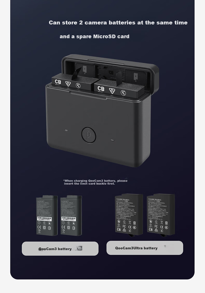 KanDao Sees The Original Battery for QooCam3 Ultra 5