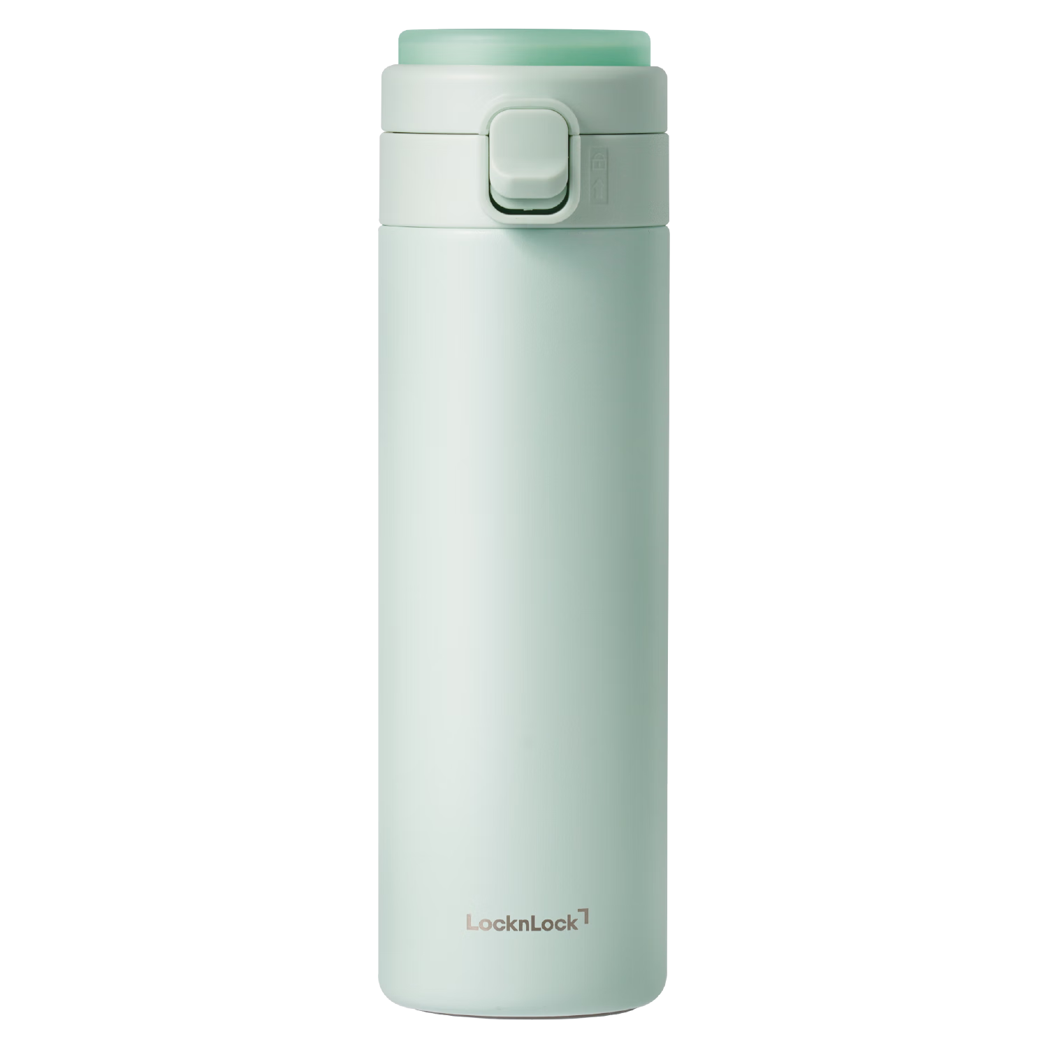 LOCK&LOCK Simple Lightweight Bounce Thermal Cup for Men and Women, High-Value Insulated Travel Mug, 450ML Green