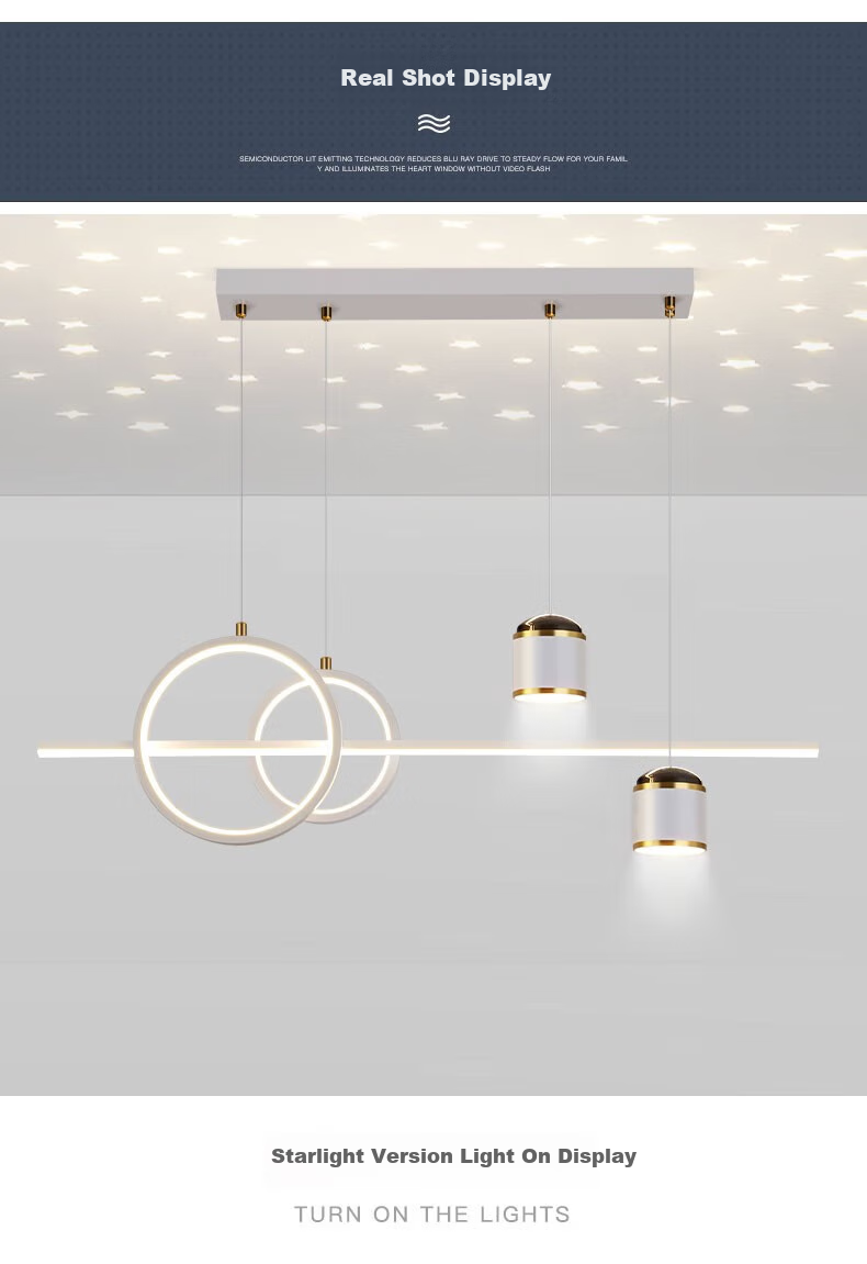 MICOE Full Spectrum Restaurant Pendant Light, LED Moon Creative Simple Nordic Cream Style Zhongshan Lighting Fixture 9