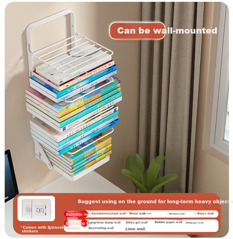 Anerya Subject Classification Storage Rack, Student Desktop Book Organizer Shelf, Desk A4 File Organizer, Layered Bookshelf 6