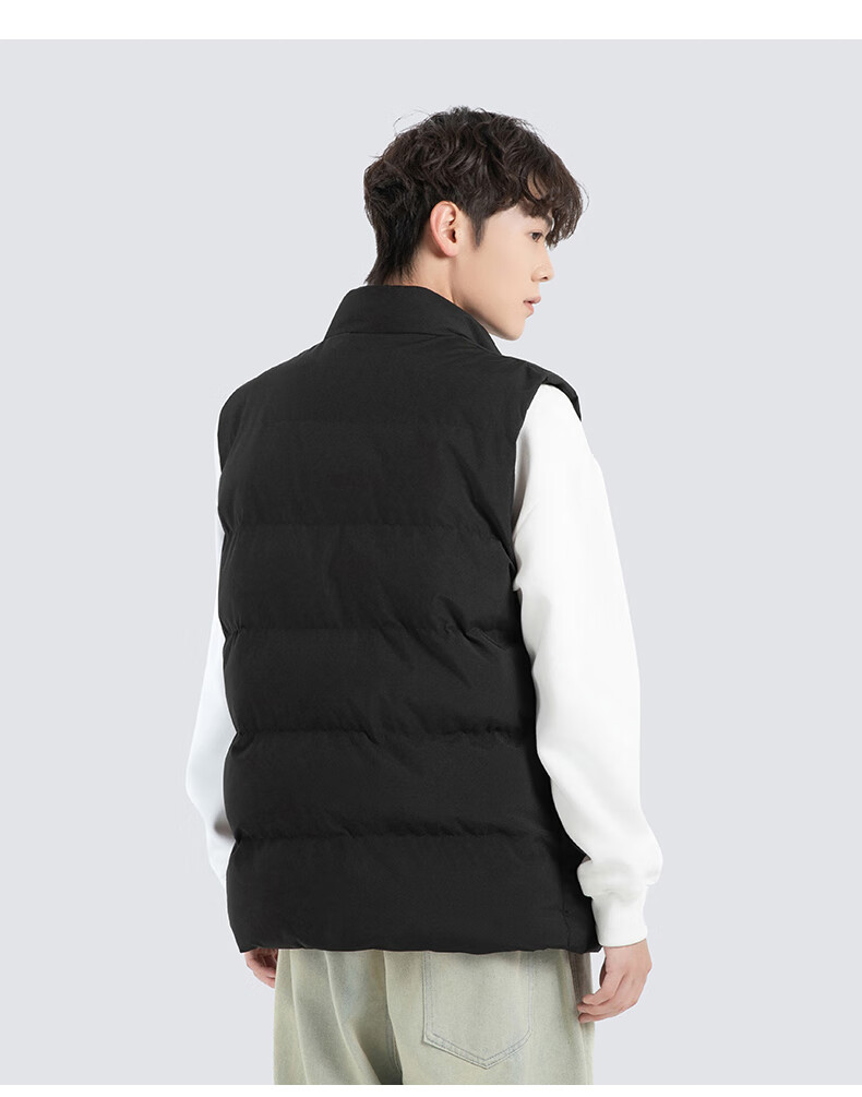 Warrior Men's Winter Thickened Warm Cotton Jacket Hooded Puffer Coat Outdoor Sports Cotton Coat 12