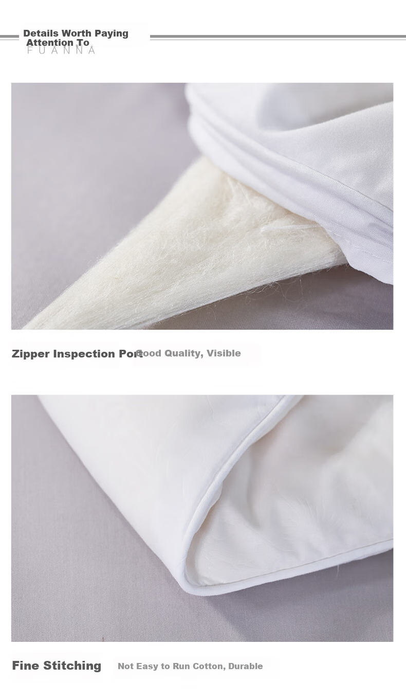 FUANNA Silk Comforter, 100% Silk Duvet, Double Size for Spring And Autumn, All-Season Quilt, Antibacterial Air Conditioning Comforter Insert, Approximately 4 Jin (2 Kg), 230*229cm 8