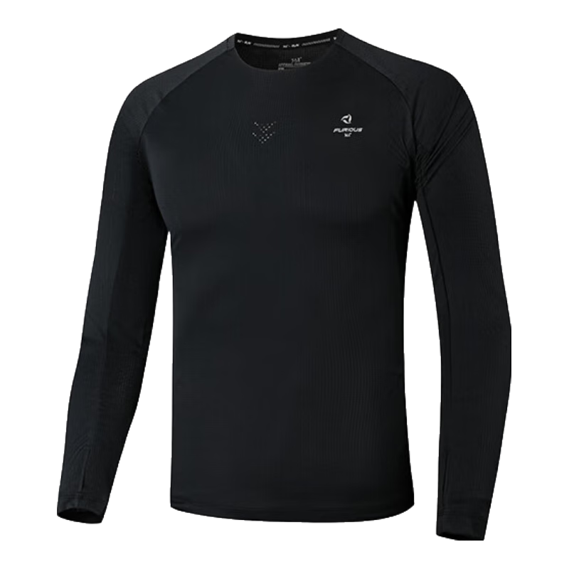 361° Men's T-Shirt Autumn Winter New Sports Outdoor Running Fitness Quick-Dry Crew Neck Long Sleeve Top 652532103-4