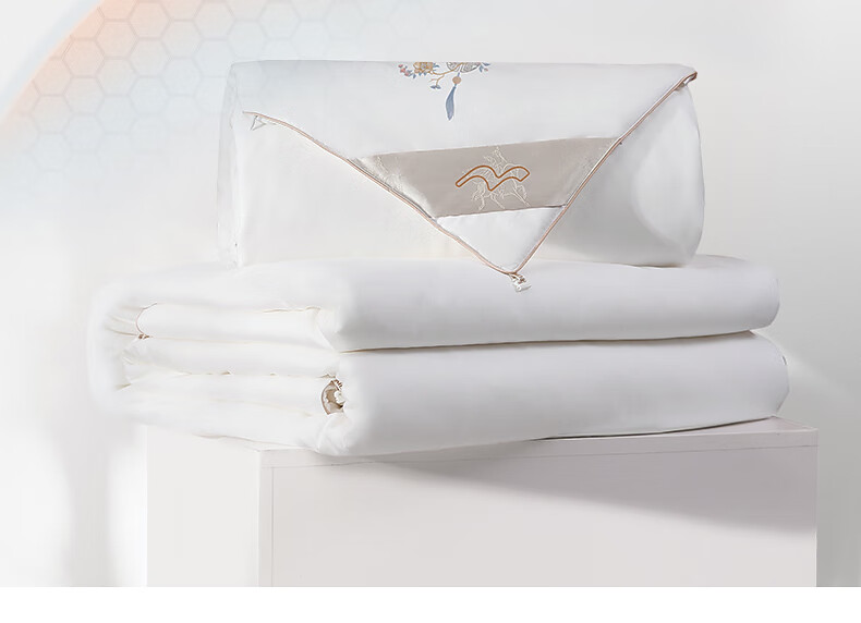 Mercury Home Textiles 100% Mulberry Silk Quilt Wedding Quilt Spring and Autumn Quilt Newlywed Quilt Approx. 4.68 lbs 200*230cm 15