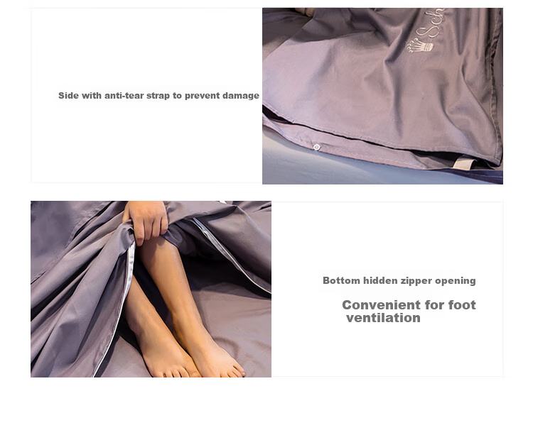 Wuyinliangpin Hotel Anti-Dirt Sleeping Bag, Pure Cotton, for Business Trips And Travel, Portable Bed Sheet, 200*210cm 10
