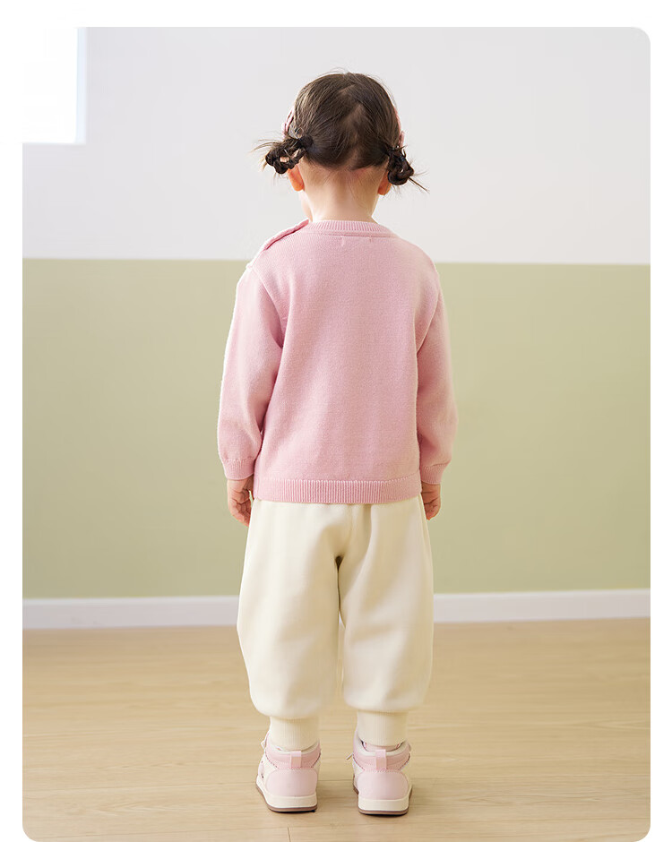 Balabala BalaOne Kids Sweater Boys Girls Wool Knitwear 2025 Winter Baby Pullover 208425103210 3