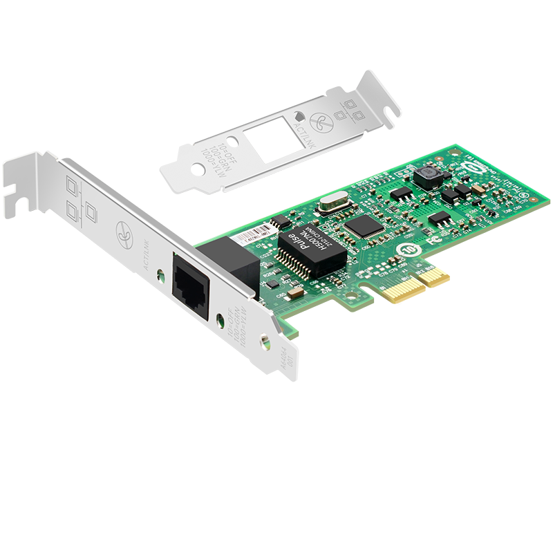 EB-LINK Intel 82574 Chip, PCI-E X1 Gigabit Single Port Desktop Wired Network Card, 9301ct Supports without Disk