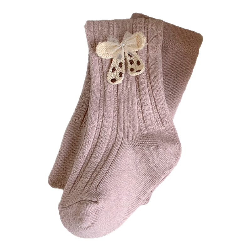 Baby Girls' Thin Spring and Autumn Leggings Children's Tights for Big Kids Versatile Dance Socks