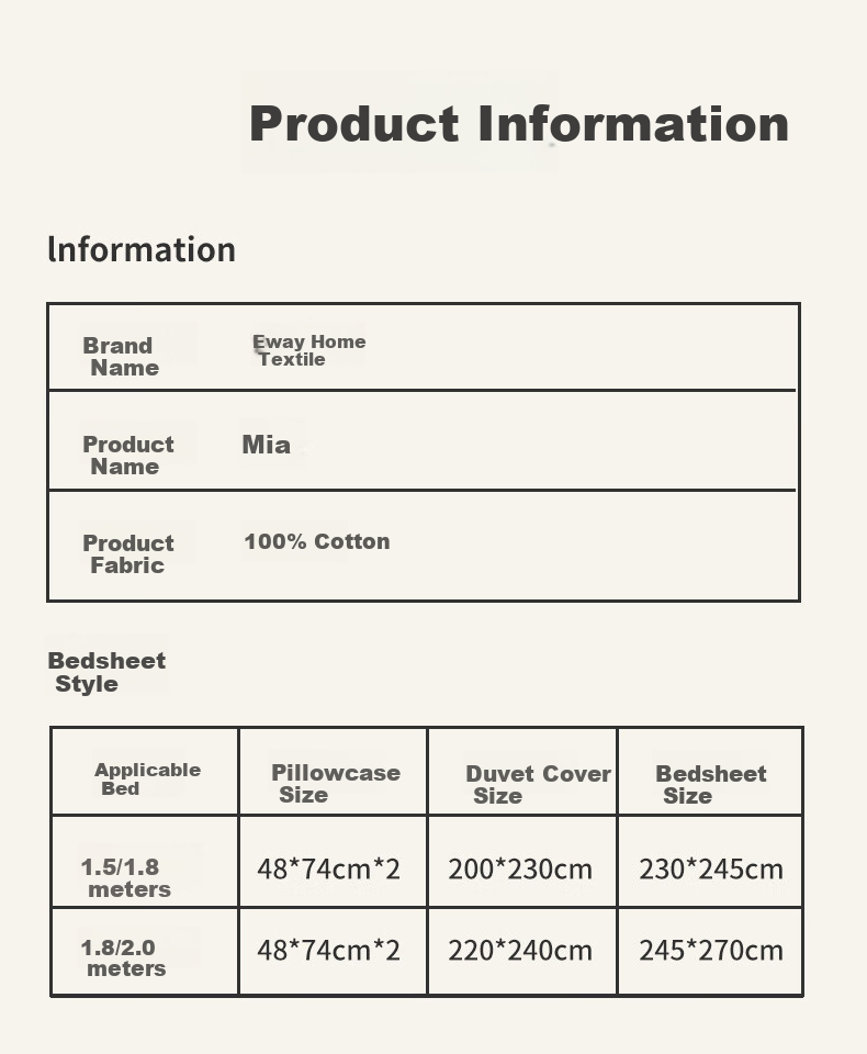 I-WILL All-Cotton Instagram-Style Printed Duvet Cover And Bed Sheet Set, Spring And Summer Bohemian Style Pure Cotton Bedding Set for 1.8/2.0m Bed 11