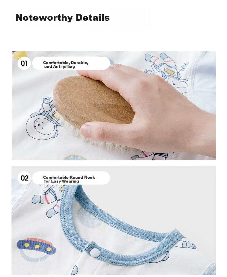 Beitaisi Baby Clothes, Summer Thin, for Boys And Girls, Cotton Onesie, Newborn Romper, Short-Sleeve Pajamas, Air Conditioning Wear 19
