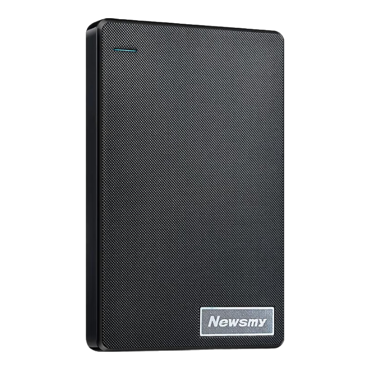 Newsmy 640GB External Hard Drive Mechanical, Qingfeng Plastic Series, USB3.0, 2.5-Inch, Elegant Black, Stable And Durable, Photo And Video Backup, Large USB Flash Drive