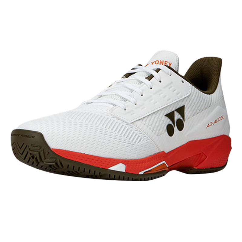 YONEX Tennis Shoes Professional Power Cushion Competition Training Shock Absorption Durable SHTAAMAEX White/Orange Size 45