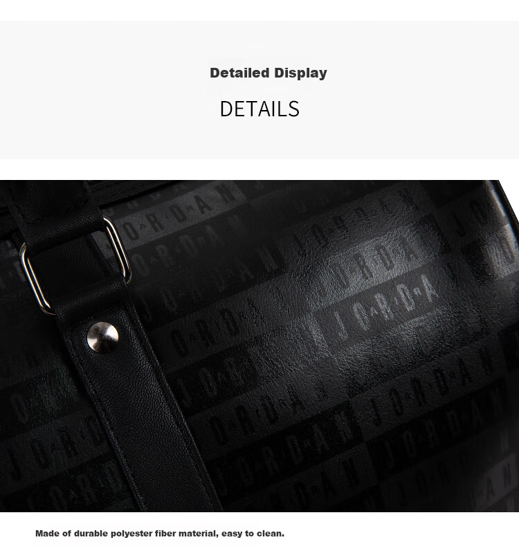 Jordan AJ Jordan Basketball Bag Crossbody Handbag Tote Bag for Men And Women, Gym Sports Bag, Water-Resistant Swimming Travel Bag 3