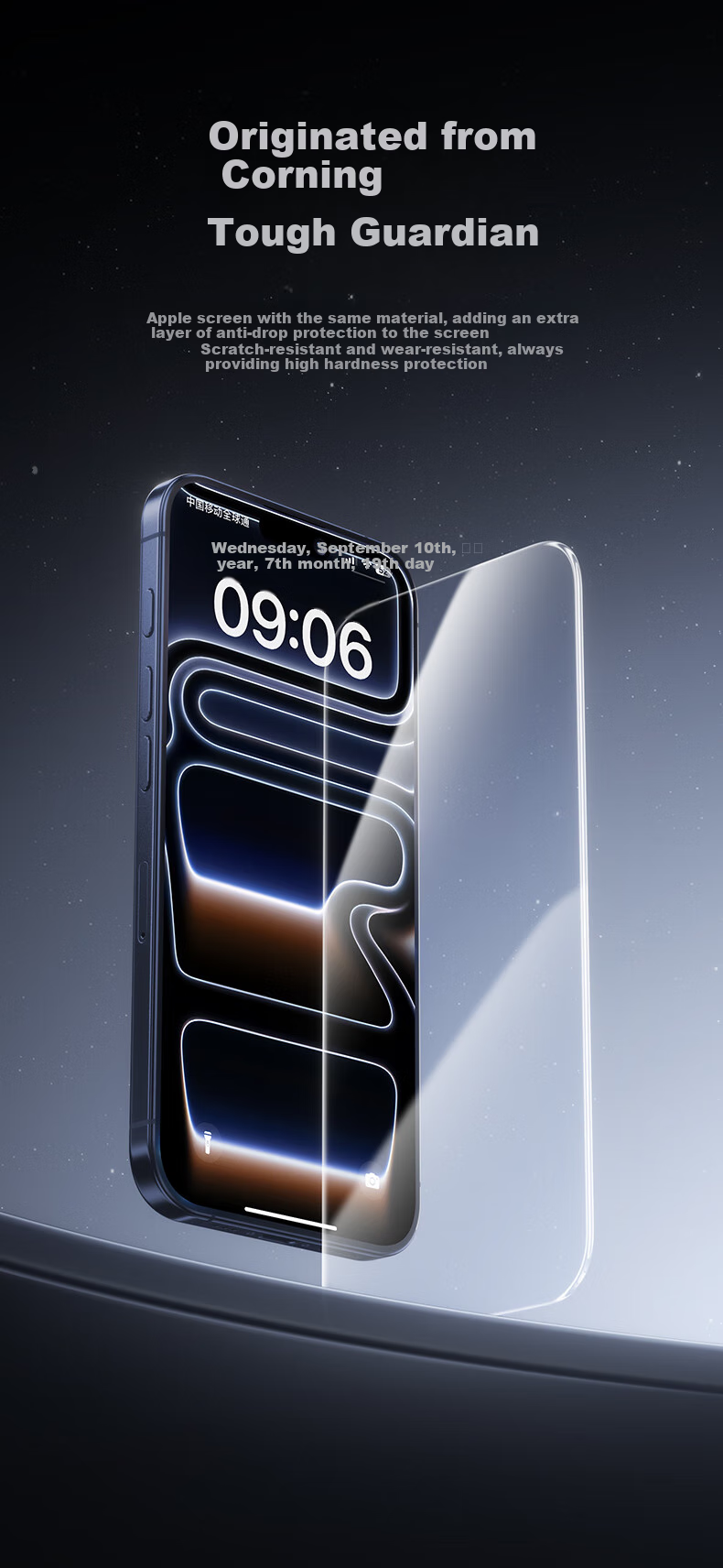 Benks [Corning AR Anti-Reflective] IPhone 18 Pro Anti-Reflective Tempered Glass Screen Protector, High Definition, Borderless, No Obstruction, Apple 17 Pro Anti-Glare Anti-Fingerprint Protective Film 6