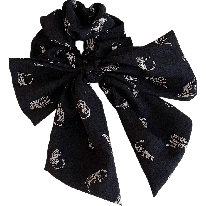 Xiangwan Hair Tie, Bow Hairband, Ribbon Hair Tie, Women's Hair Accessory, Butterfly Knot, Large Hair Tie, Elegant Ponytail Holder, Women's Hair Flower