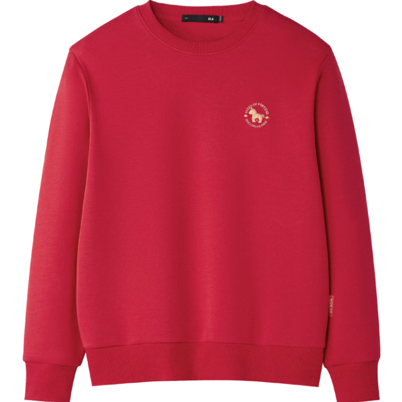 HLAHLA Men's Spring Sweatshirt 26 Year of the Horse New Year Series Soft Long Sleeve Shirt