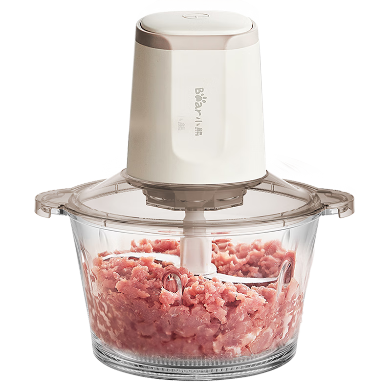 Bear Meat Grinder, Home Small, Mincer, Meat Mixer, Garlic Press, Electric Meat Chopper, Baby Food Processor, 2026 New Home Model QSJ-E03C8