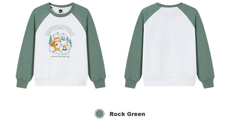 361° Children's Clothing, Kids' Sweatshirt, Autumn 2025, Boys' Color-Block Cartoon Pattern, Elastic Sports Top, Gray, Size 120 19