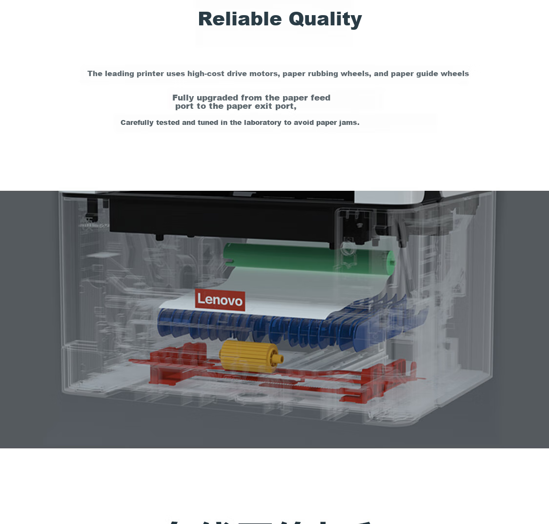 Lenovo Gaode Pinchuang DP518 Dot Matrix Printer, 230 Characters/second, Flat Push/24 Pins/Strong Penetration/Made-In Chinese Innovatio 3