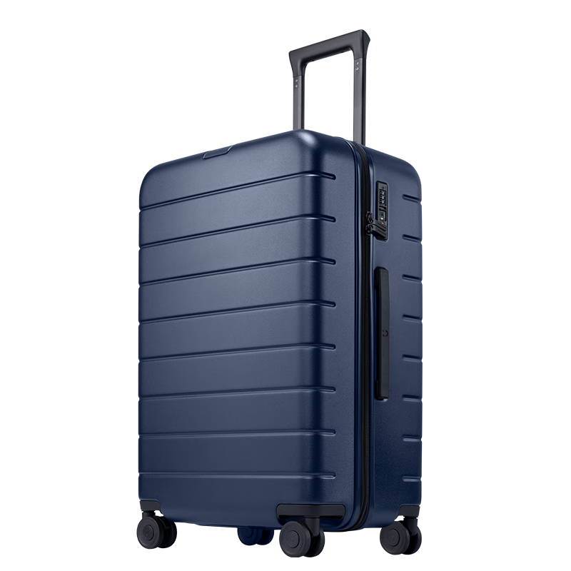 Mijia Xiaomi Luggage, 26-Inch Suitcase, Large Capacity Travel Case, PC Check-In Password Lock, Leather Suitcase for Men And Women, Blue Color