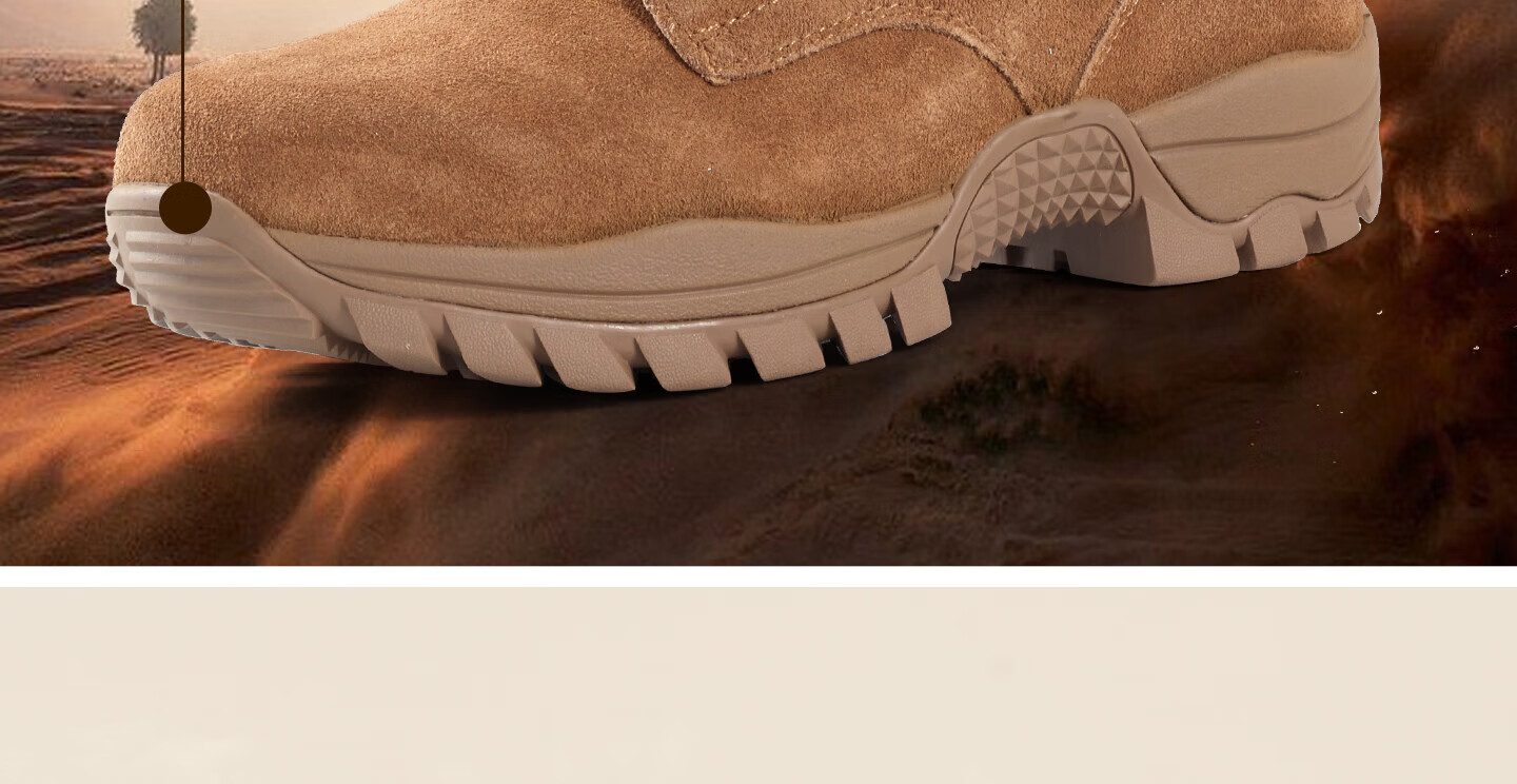 3515 Training Boots New Style Brown Combat Boots Outdoor Desert Boots Suede Leather Hiking Boots Four Seasons Single Shoes Size 39 7
