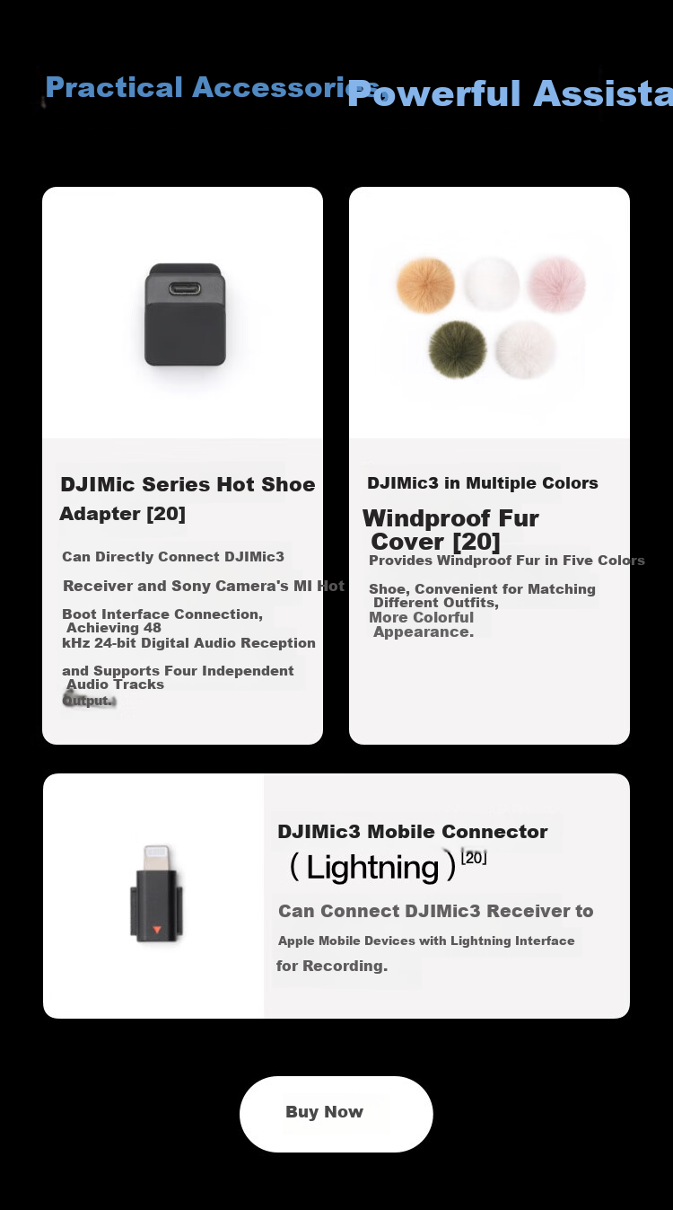 DJI Mic 3 Advanced Mini Wireless Microphone, Interview Live Clip-On Microphone with Two Mics (Including Charging Case), Compatible with Apple 15-17 Series + Android + Camera 10
