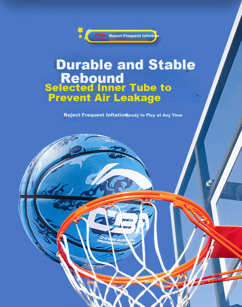 Li-Ning Basketball Size 5 for Children, Elementary School Students, Youth, Indoor And Outdoor Training, Durable Basketball, Gift 11